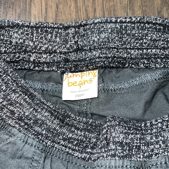 Boys Jumping Bean Pull-On Twill Jogger size 7 in Grey - Picture 6 of 6